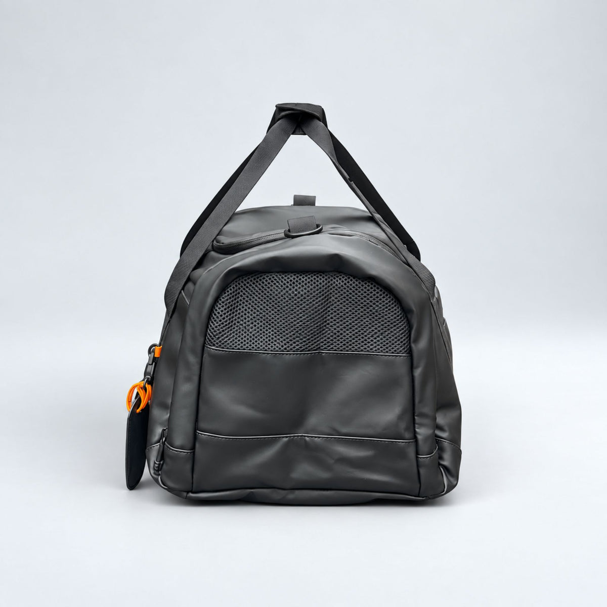 Black Transit duffle bag shoe compartment #Colour_Black