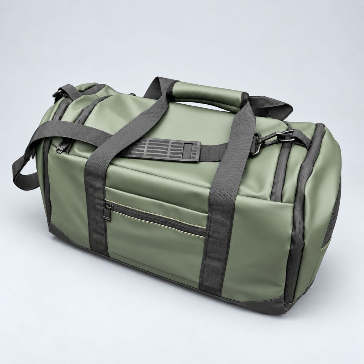 Green Transit duffle bag adjustable shoulder strap #Colour_Green